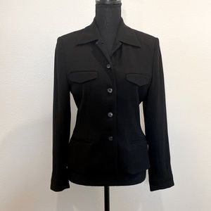 Ladies Size 6 Black Blazer   Petite Sophisticate